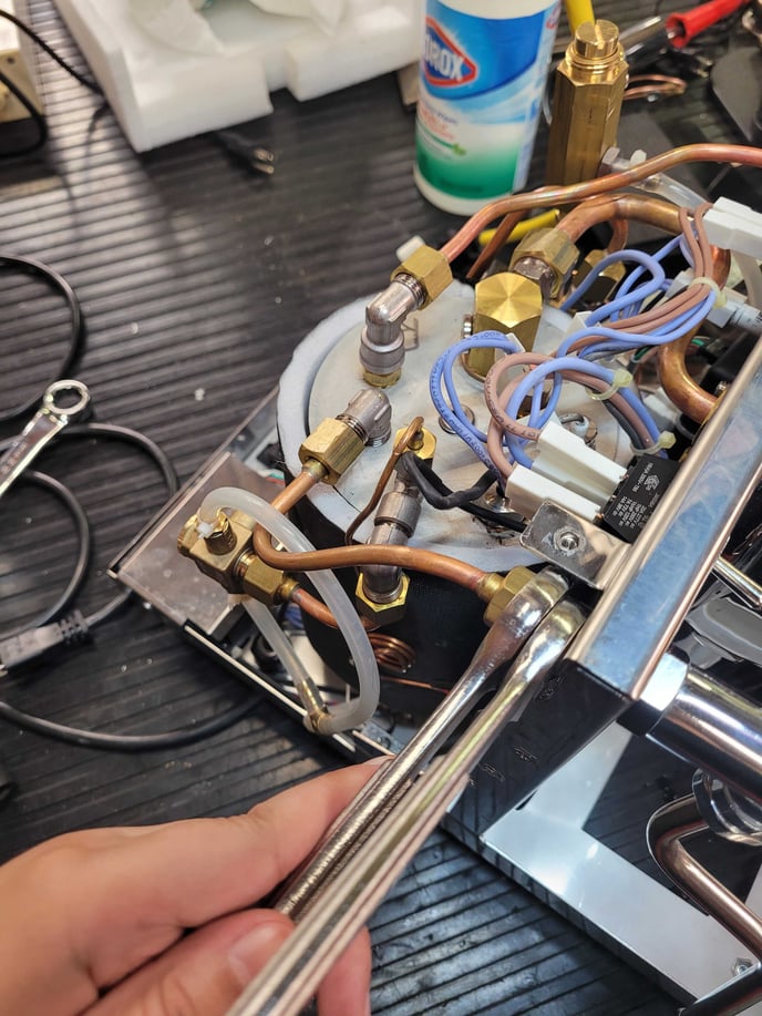 LUCCA X58 Draining the boiler (No heat)